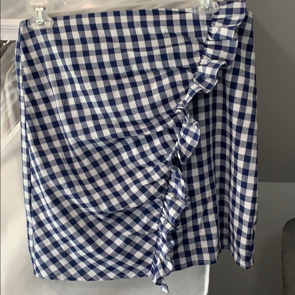 NWT HYFVE Checkered Skirt size L